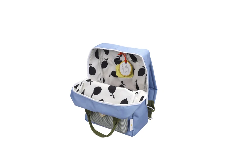 Moyen sac à dos recyclé | Enveloppe - Cloud blue