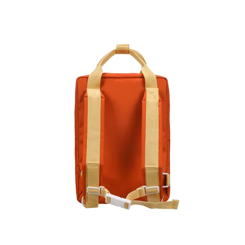 Moyen sac à dos recyclé | Enveloppe - Campfire orange