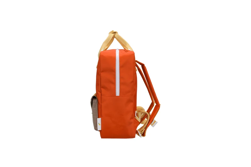 Moyen sac à dos recyclé | Enveloppe - Campfire orange