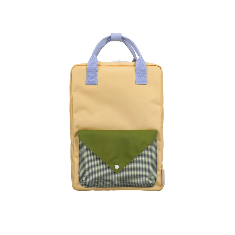 Grand sac à dos recyclé | Enveloppe - Twiggy beige