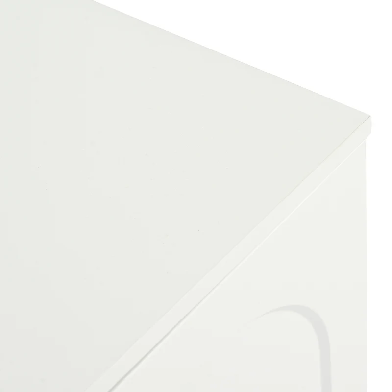 Buffet moderne blanc motif en arc 4 portes AHRE
