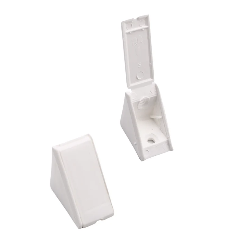 Équerre d'angle plastique - Blanc 200 pièces