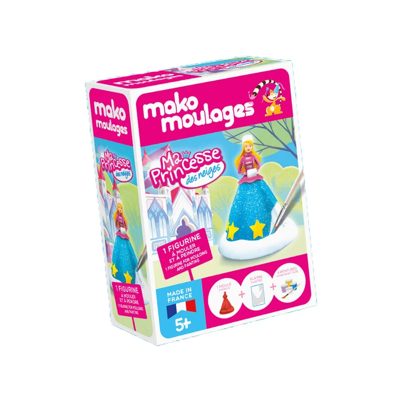 Kit créatif moulage + peinture - Ma princesse des neiges