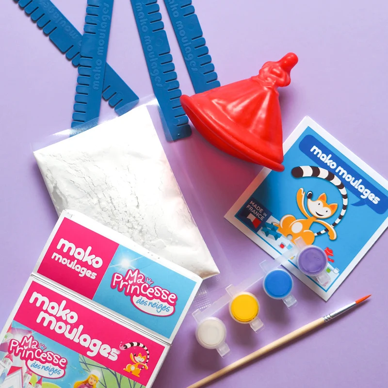 Kit créatif moulage + peinture - Ma princesse des neiges