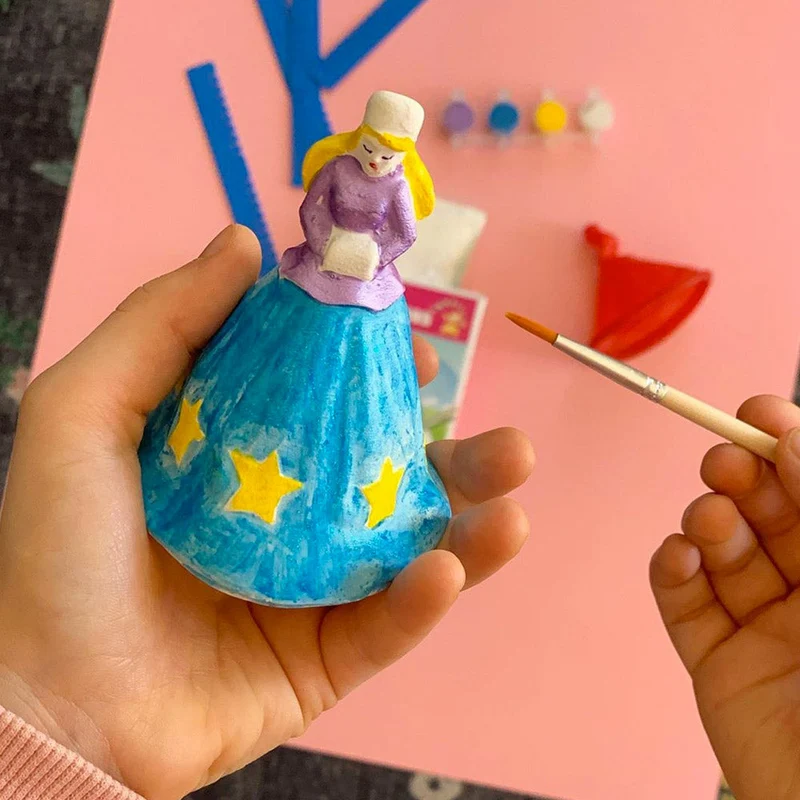 Kit créatif moulage + peinture - Ma princesse des neiges