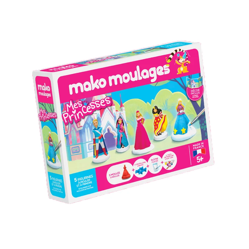 Kit créatif moulage + peinture (5) - Princesses