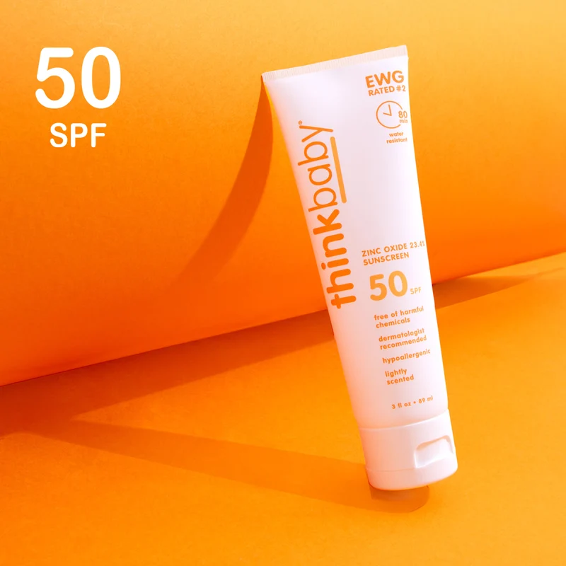 Crème solaire minérale 50+ SPF | Thinkbaby - 3 oz