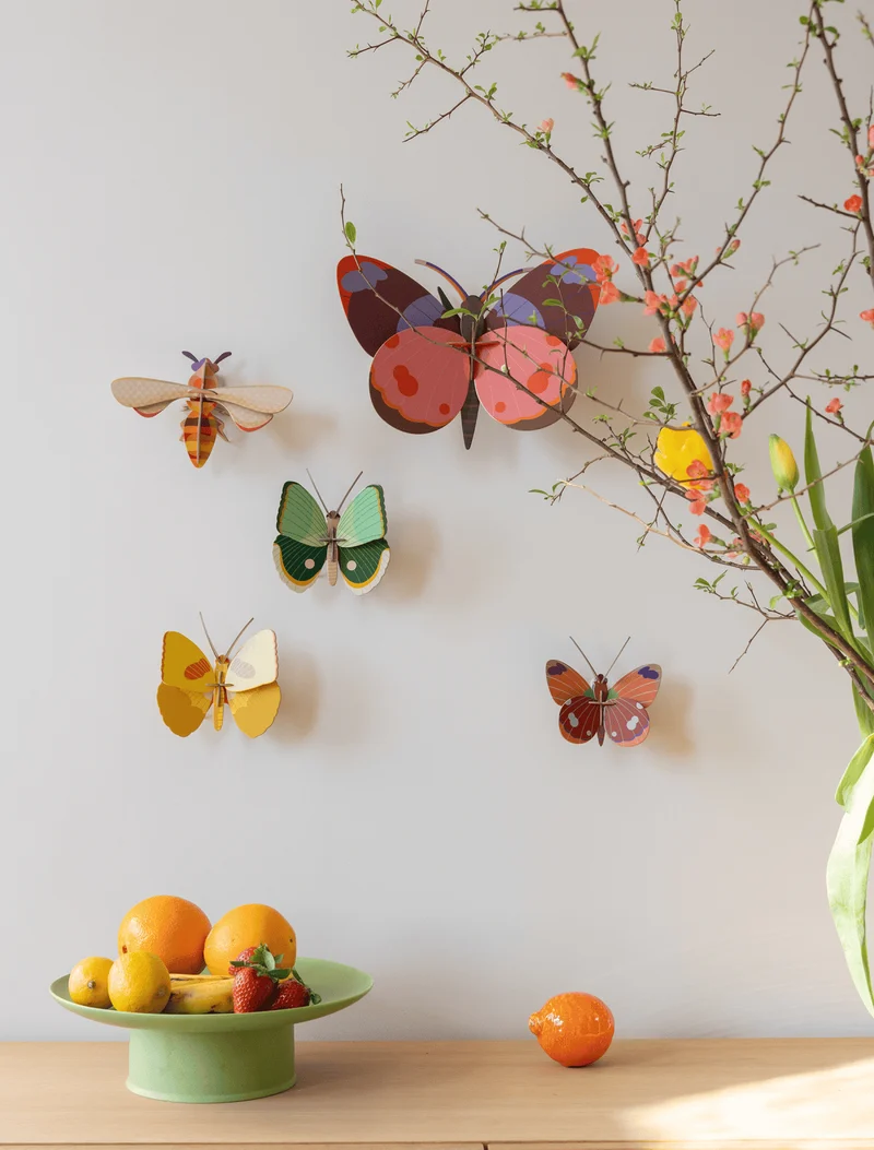 Décoration murale carton recyclé - Papillon Bellissima