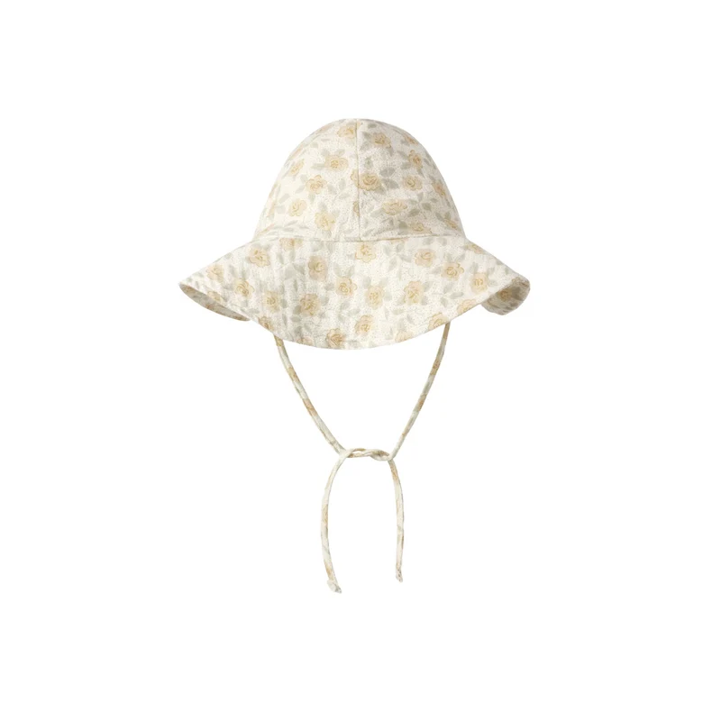 Chapeau soleil | Floppy - Yellow floral