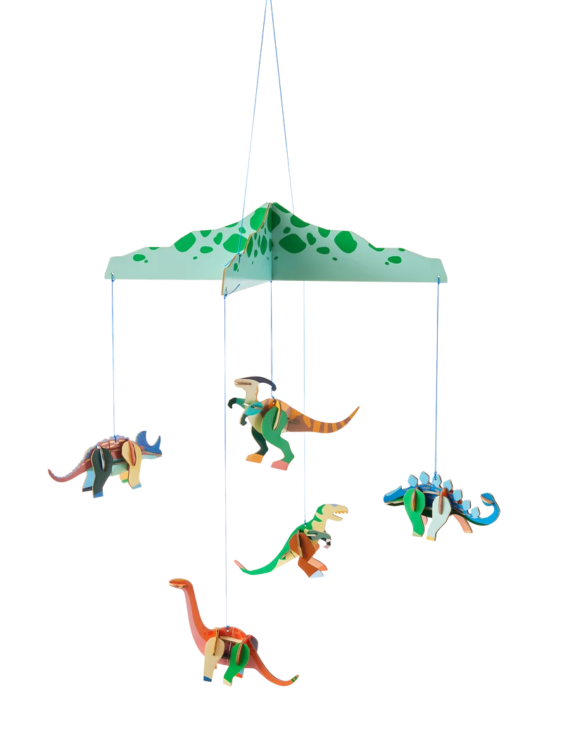 Mobile carton recyclé - Pays des dinosaures