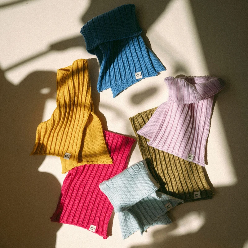 Cache-cou SORBET à panneaux | laine mérinos - AW25