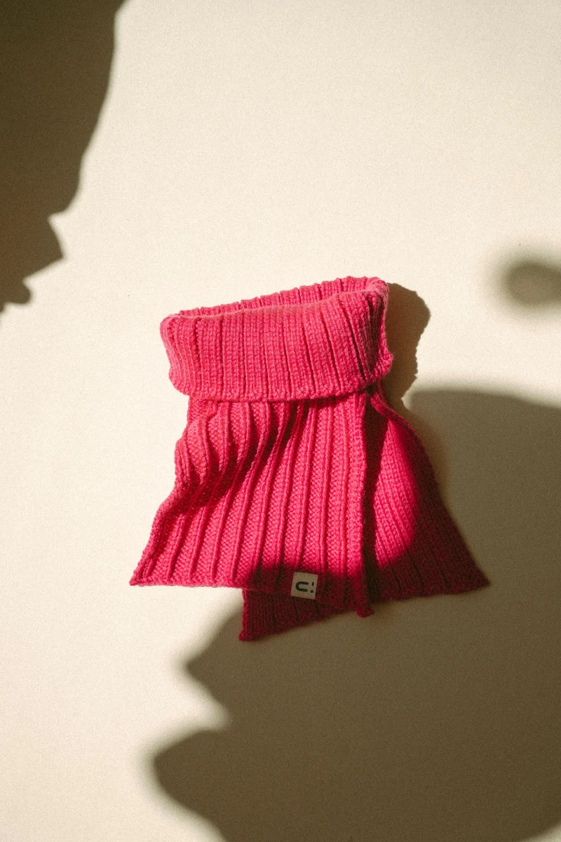 Cache-cou SORBET à panneaux | laine mérinos - AW25