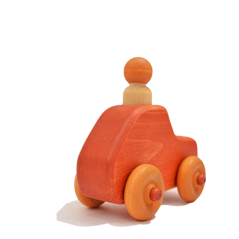 Voiture Sedan + conducteur - Rouge