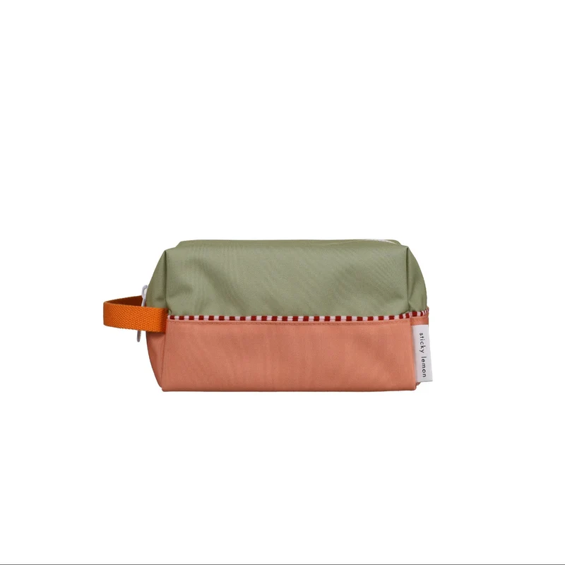 Trousse matière recyclée | Wonders - Grey / Pink