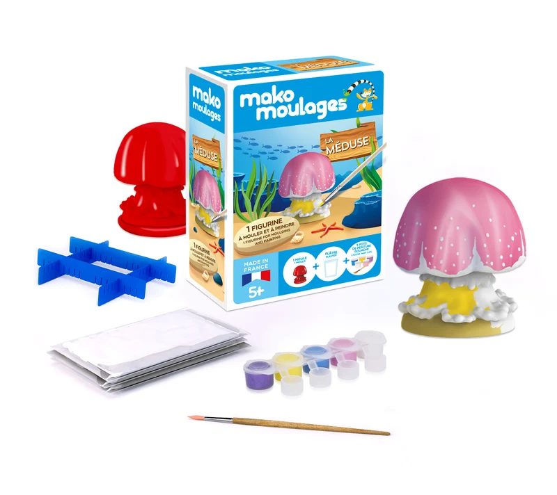 Kit créatif moulage + peinture - Méduse