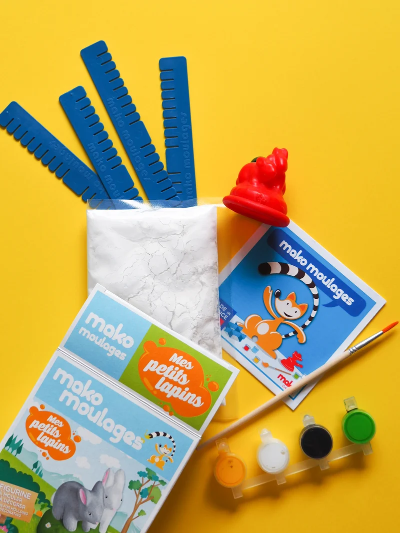 Kit créatif moulage + peinture - Lapin