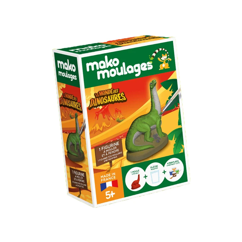 Kit créatif moulage + peinture - Diplodocus