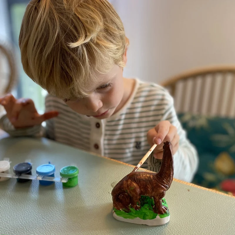 Kit créatif moulage + peinture - Diplodocus