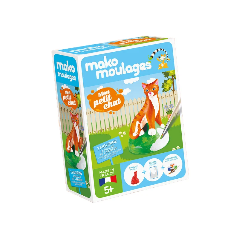 Kit créatif moulage + peinture - Chat