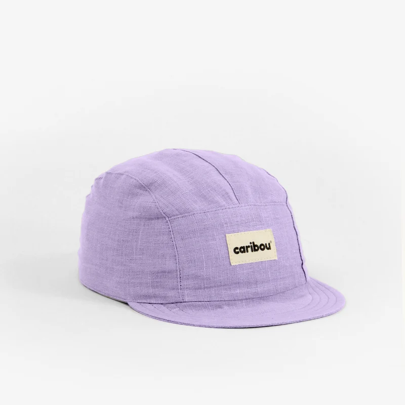 Casquette Caribou en lin - Lavande