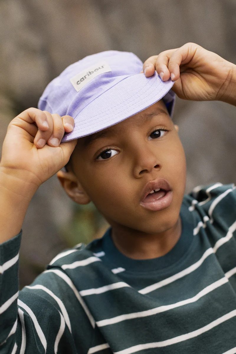 Casquette Caribou en lin - Lavande