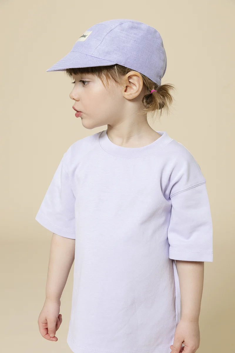 Casquette Caribou en lin - Lavande