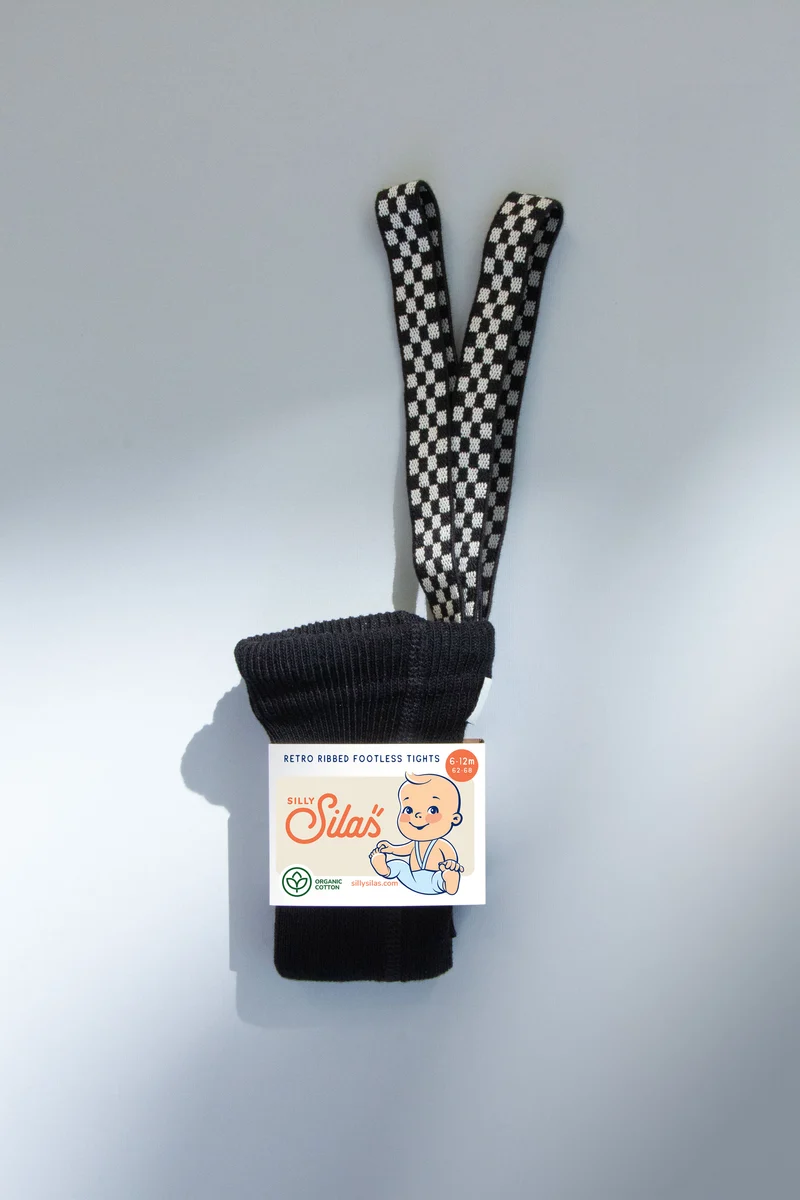 Collant à bretelles - Black checked