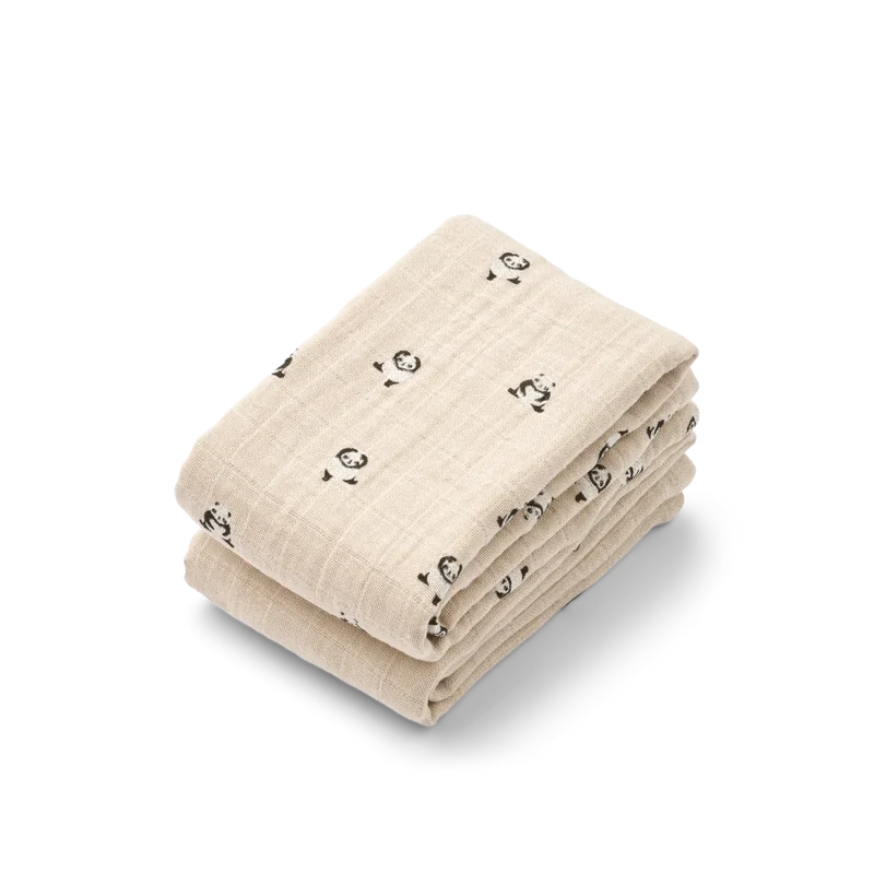Mousseline coton bio | Lewis - Panda