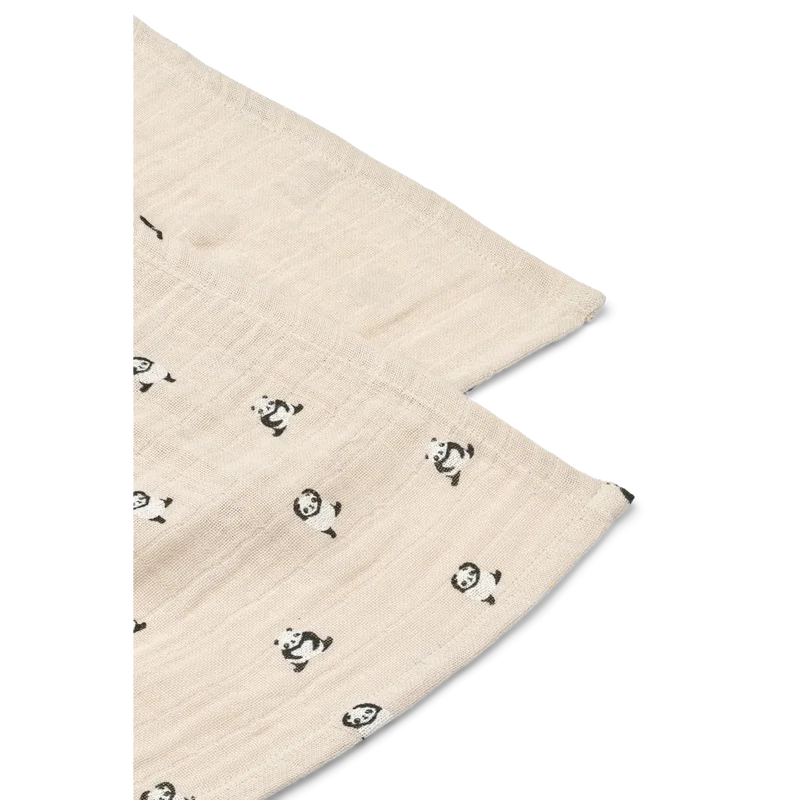 Mousseline coton bio | Lewis - Panda