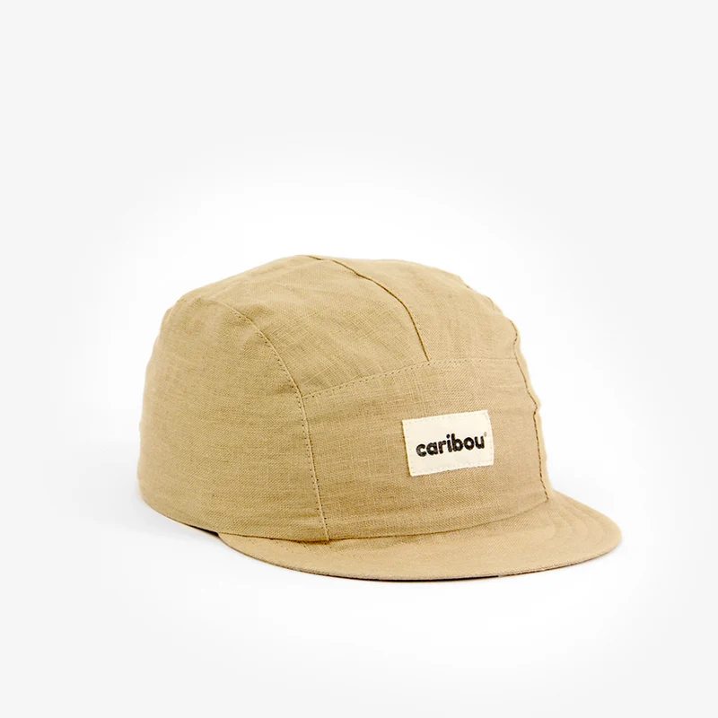 Casquette Caribou en lin - Sable