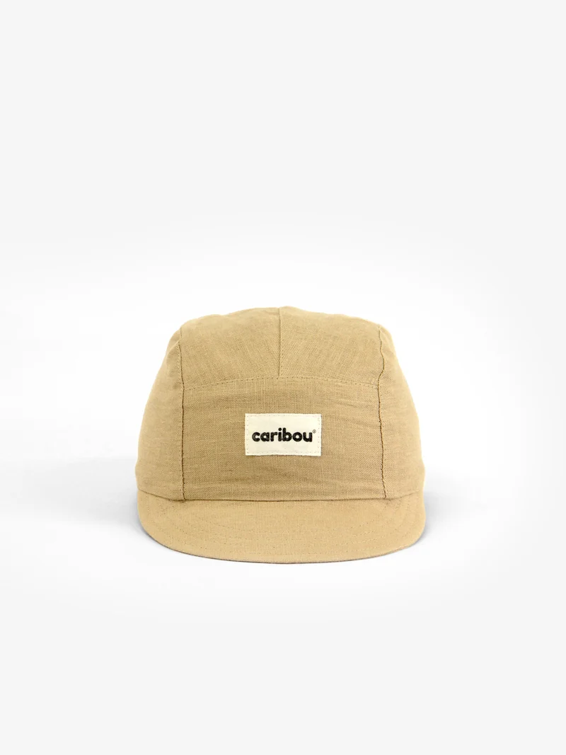 Casquette Caribou en lin - Sable