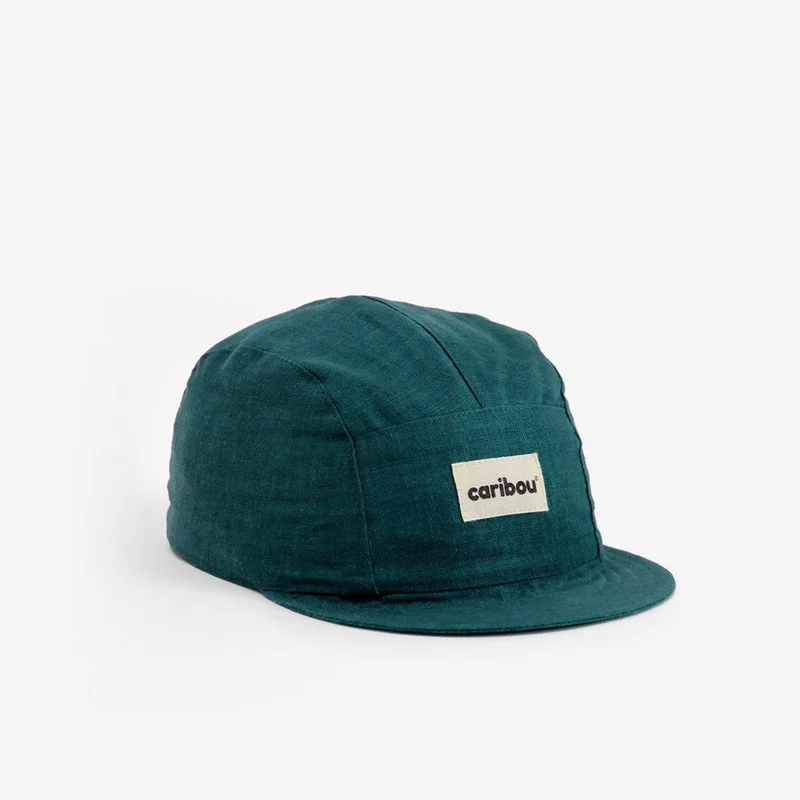 Casquette Caribou en lin - Sapin