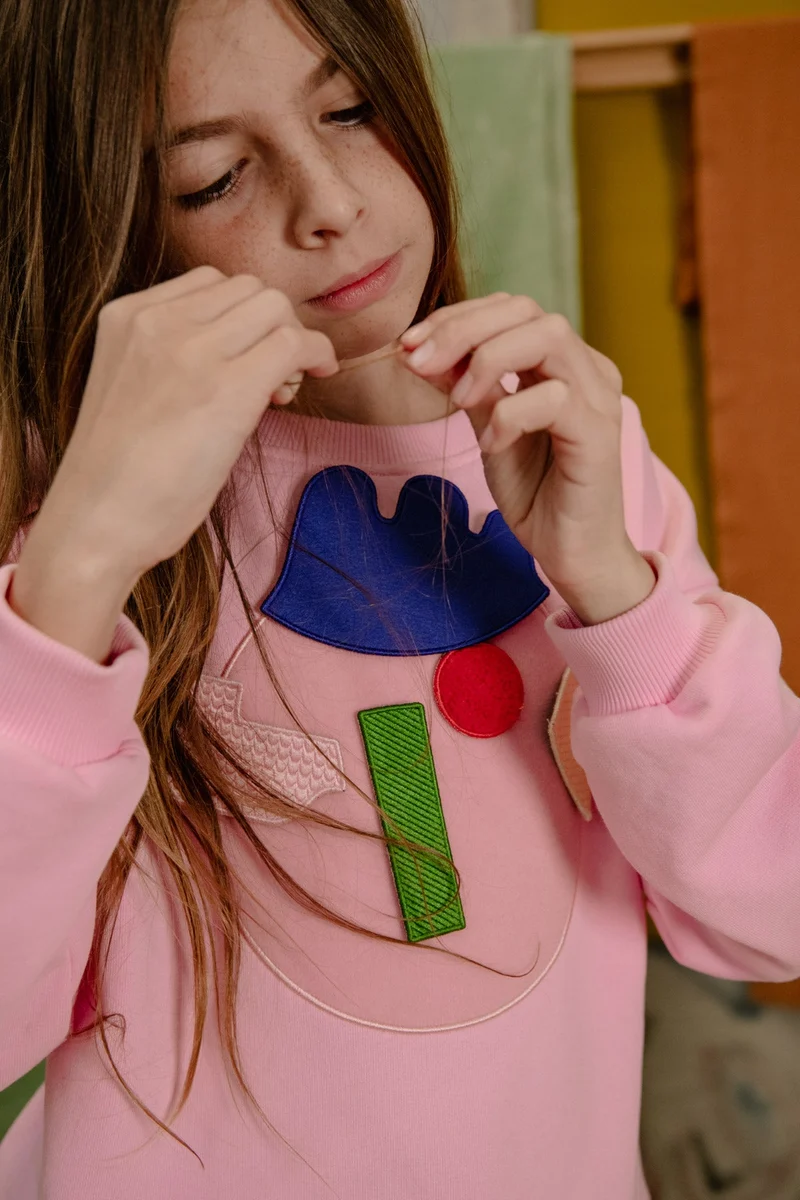 Écussons à velcro Bleu citron (9) - Puzzle