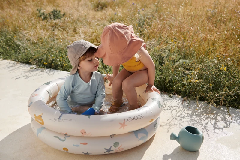 Piscine gonflable 80 X 20 | Leonore - Peach / Sea shell