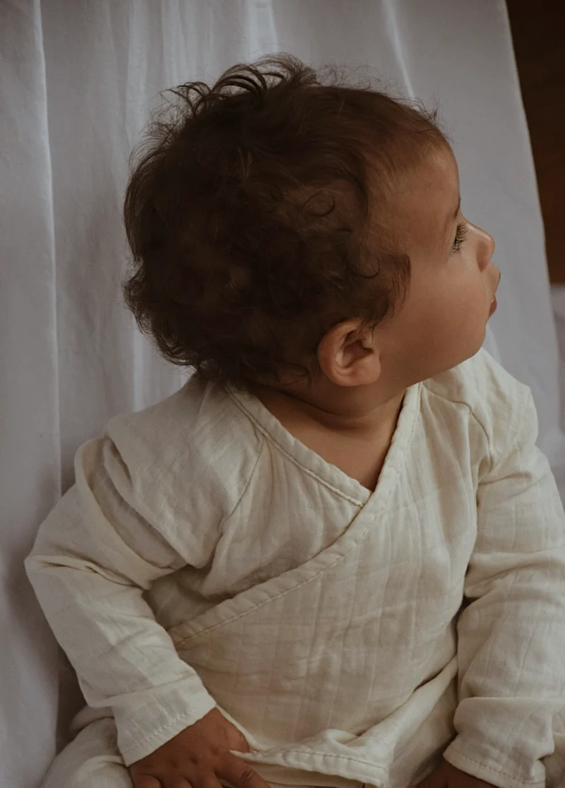 Combinaison kimono légère - Après-wrap cream