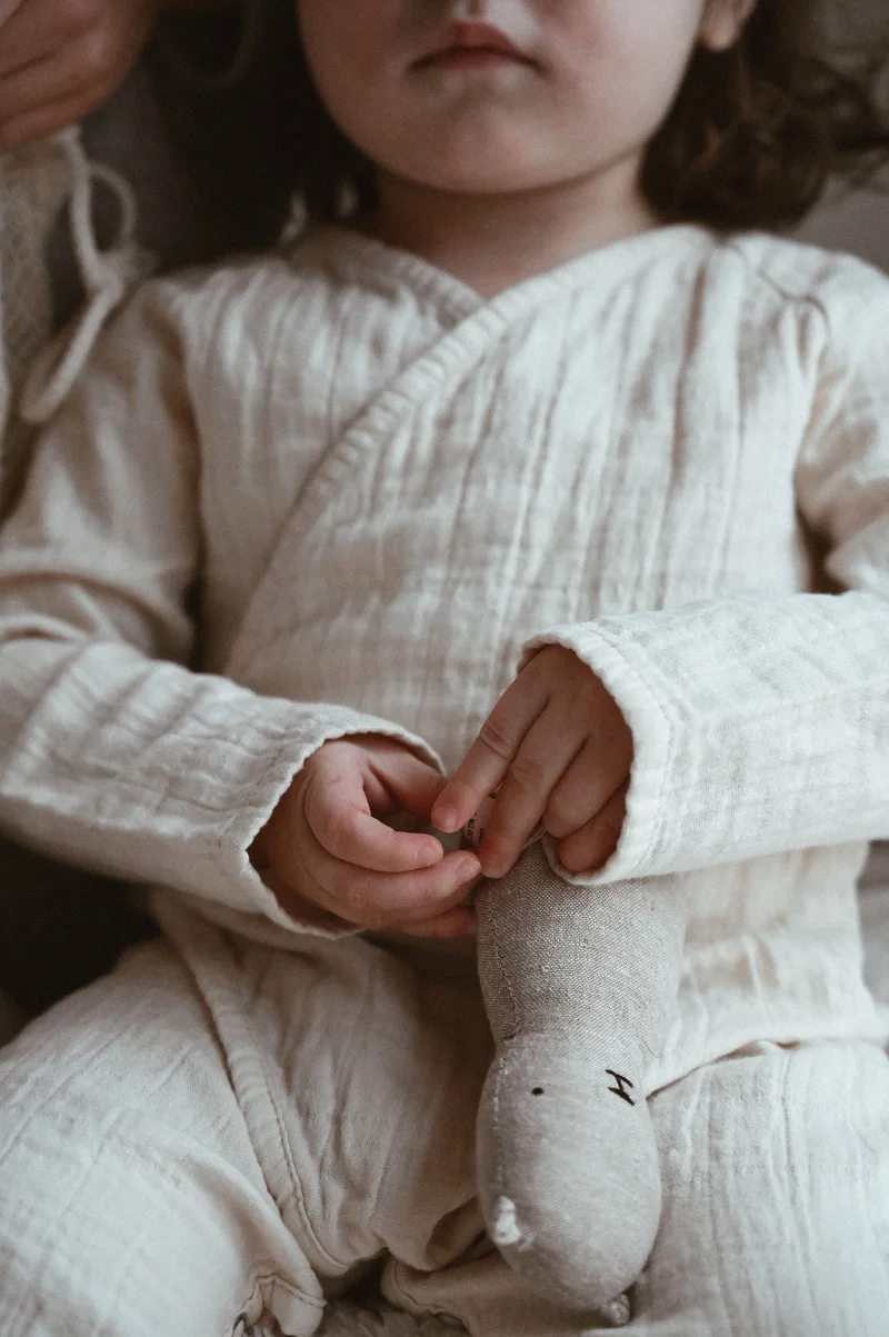 Combinaison kimono légère - Après-wrap cream