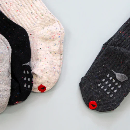 Chaussettes antidérapantes (paquet de 4) - Bokashi Warm