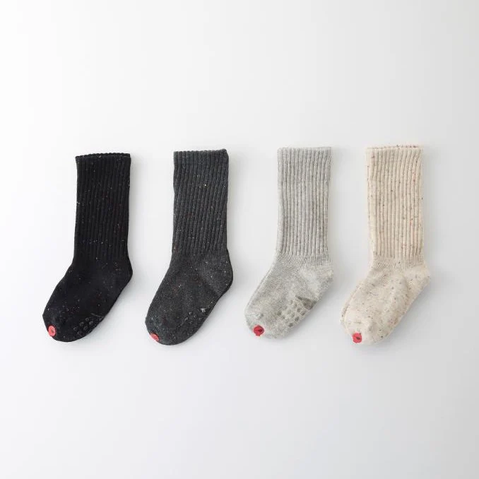 Chaussettes antidérapantes (paquet de 4) - Bokashi Warm