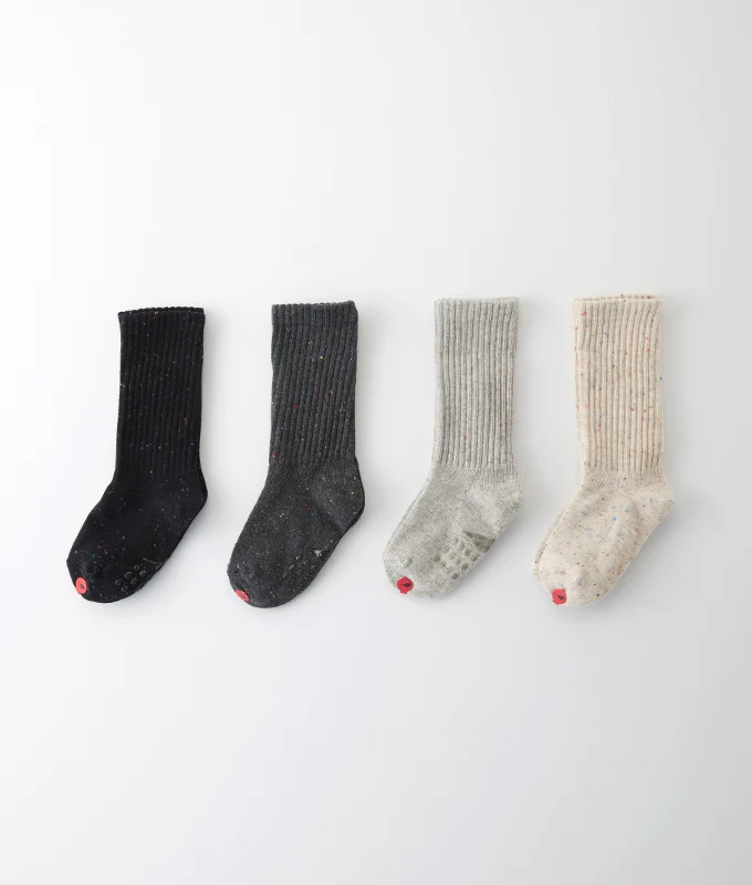 Chaussettes antidérapantes (paquet de 4) - Bokashi Warm