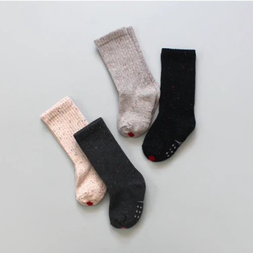 Chaussettes antidérapantes (paquet de 4) - Bokashi Warm