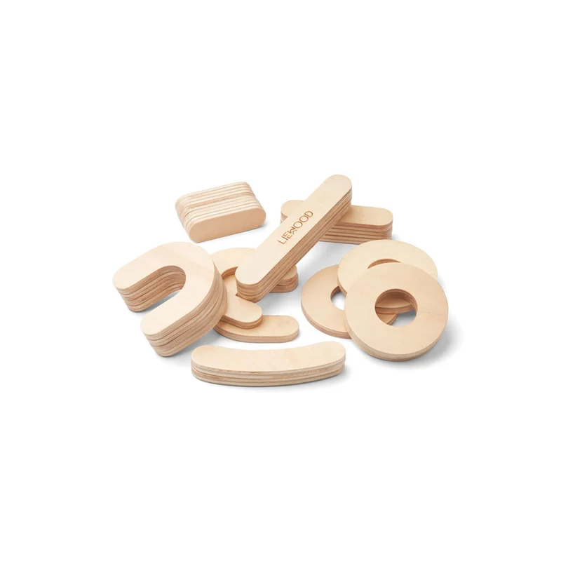 Chiffres magnétiques en bois | Jota - Natural