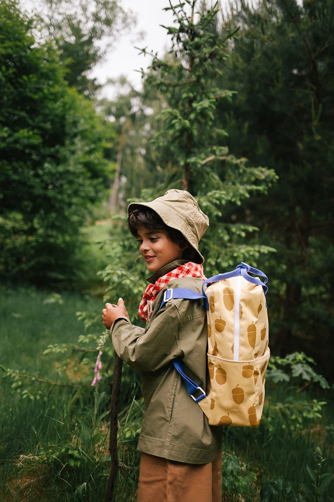 Grand sac à dos recyclé | Special - Acorn / Scout yellow