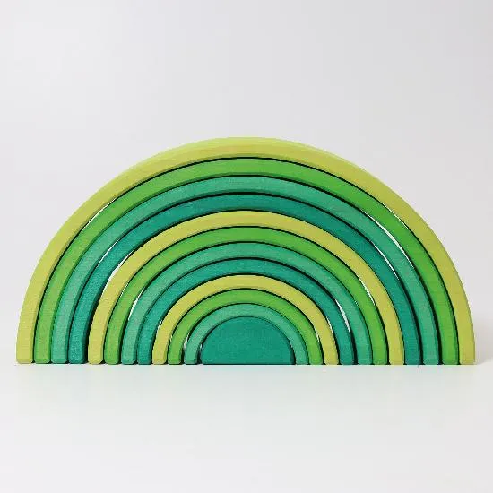 Arc-en-ciel à empiler en bois - Meadow