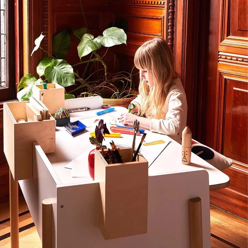 Bureau Brooklyn - White / Birch