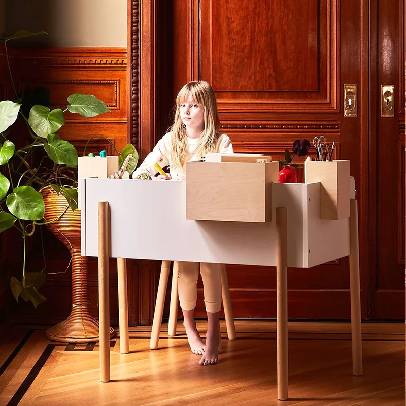 Bureau Brooklyn - White / Birch