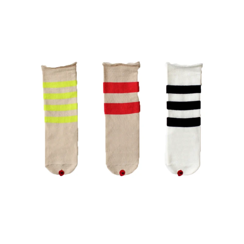 Chaussettes hautes antidérapantes - Rayures