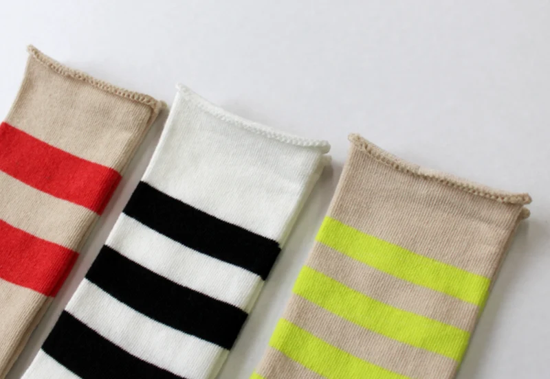 Chaussettes hautes antidérapantes - Rayures