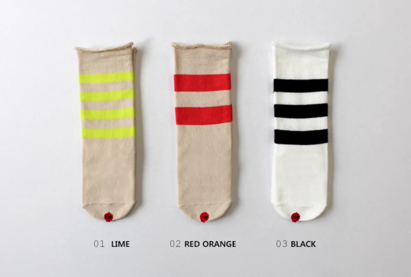 Chaussettes hautes antidérapantes - Rayures