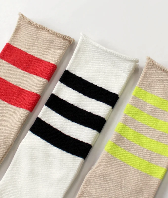 Chaussettes hautes antidérapantes - Rayures