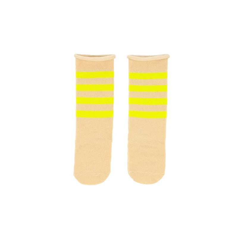 Chaussettes hautes antidérapantes - Rayures